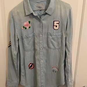 Rails Chambray Patch shirt